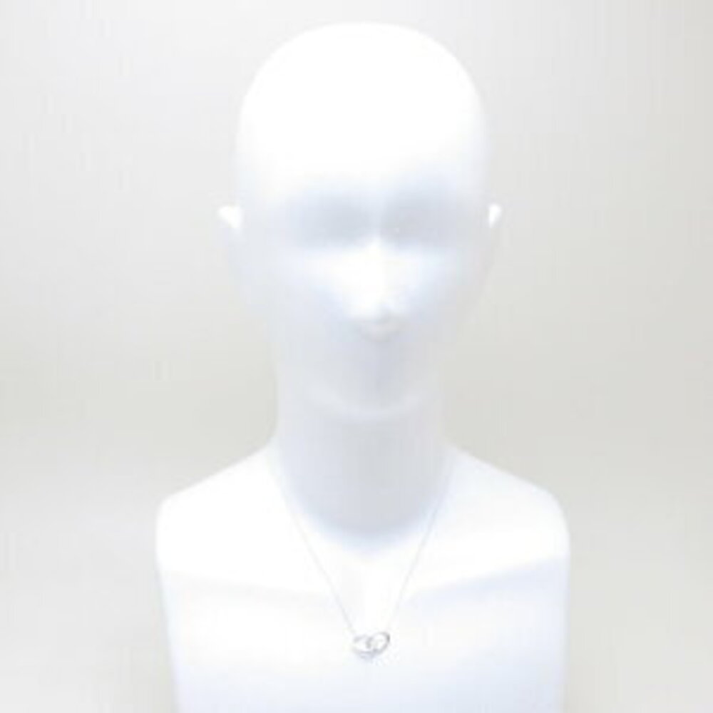Tiffany Co Double Loop Necklace Sterling Silver